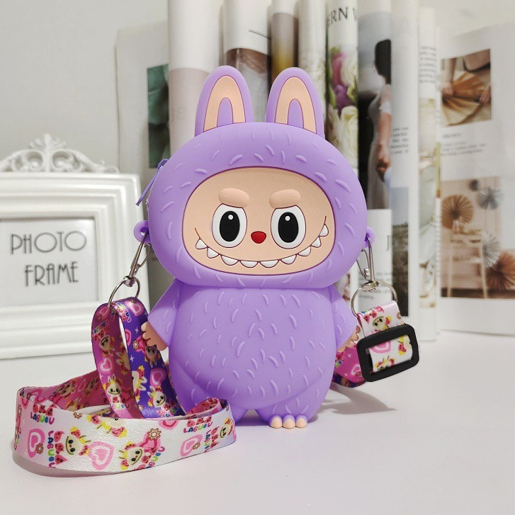 Tas LABUBU / Tas Silicone / Sanrio Kuromi Melody Tas Selempang Sanrio