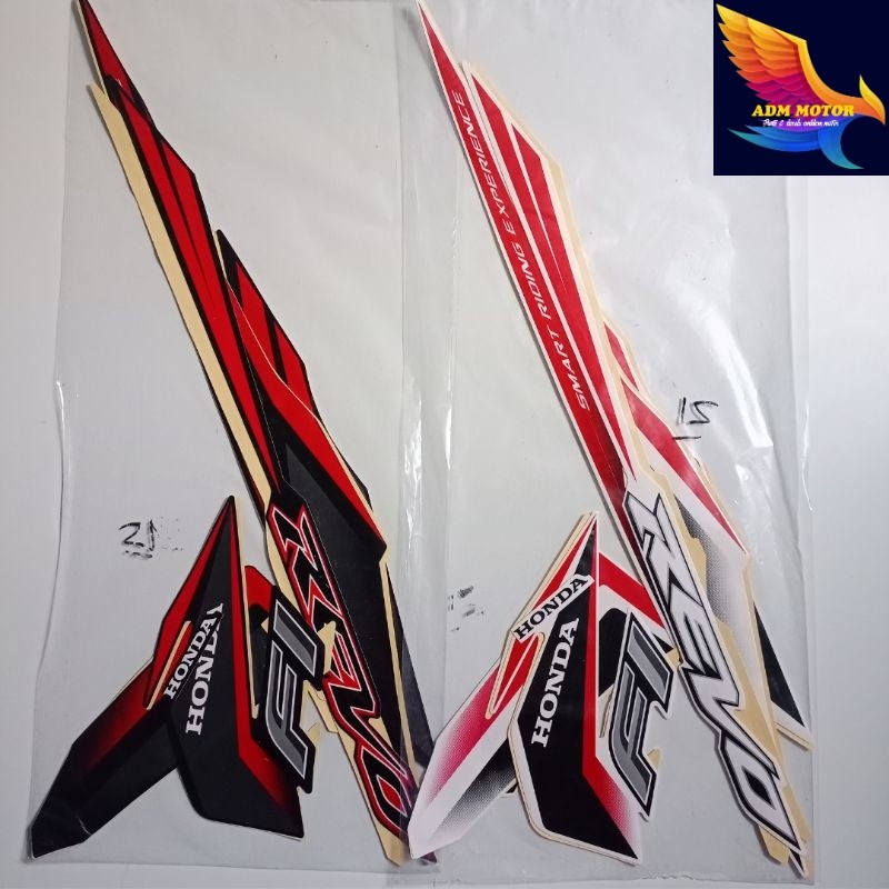 Sticker Striping Honda Revo fi 2015 2016 kualitas terbaik