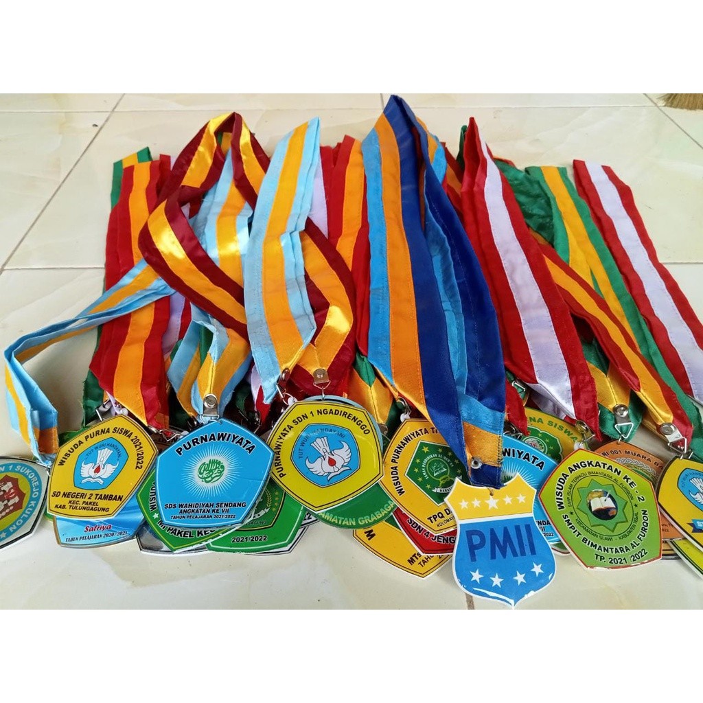 Kalung Wisuda/Kalung Medali Wisuda/Gordon Wisuda LAPIS RESIN