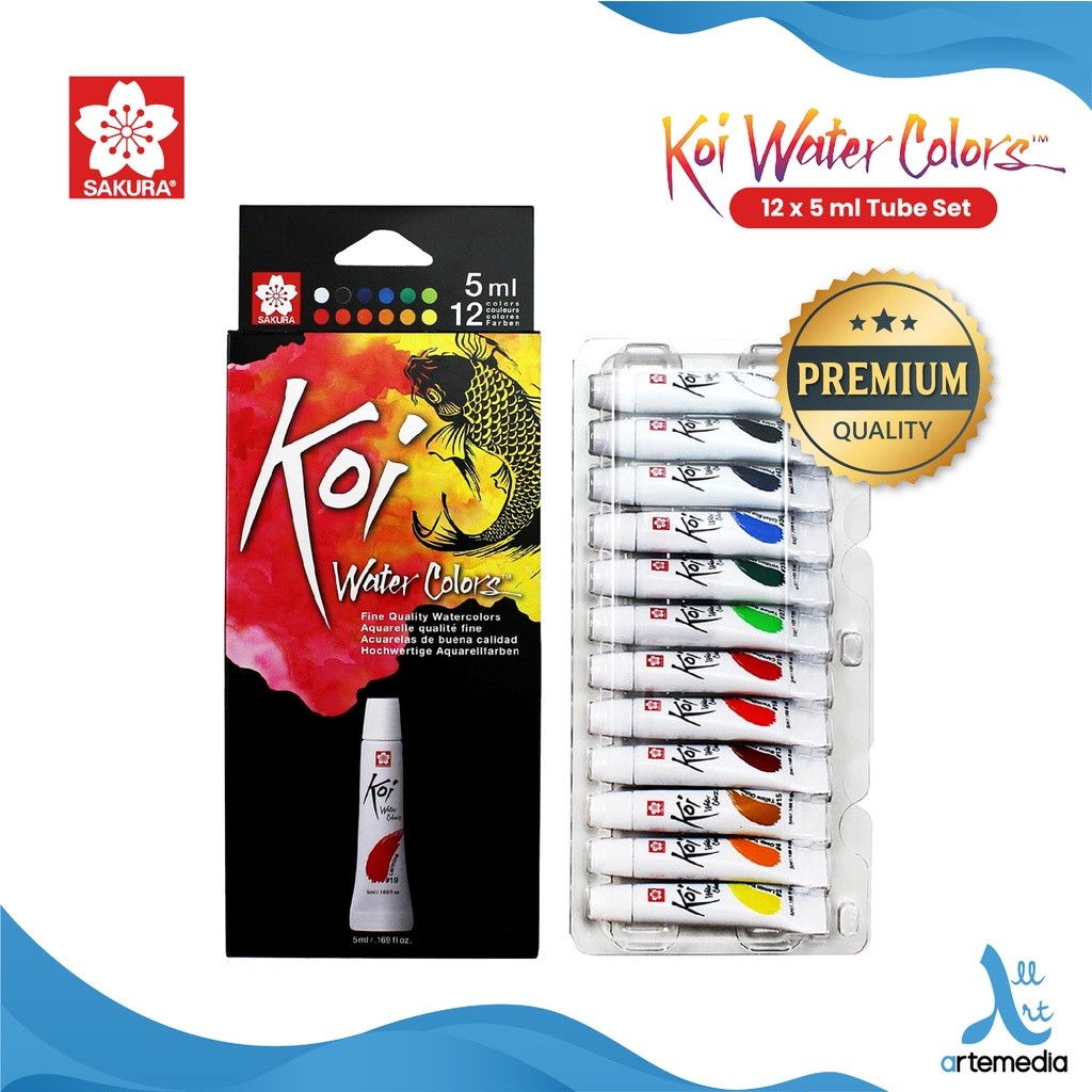 

Gramedia Surabaya - Sakura Koi Watercolor Tube 5ml Set Cat Air