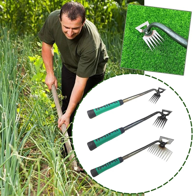 Weeding garu Harrow Manual Weeding Hoe Weeding penghapusan Puller Hoe Manual Weeding Puller Tool