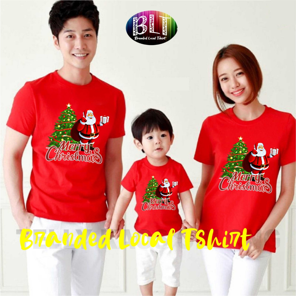 Kaos Natal Merry Chritstmas 2024 Kaos Natal Keluarga Kaos Natal Bintang Anak Kaos Natal Wanita Pria 