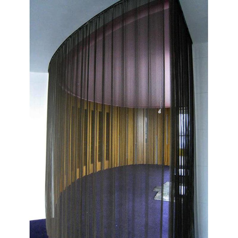 Customized Metal Mesh Partition Curtain Screen with Aluminum Wire