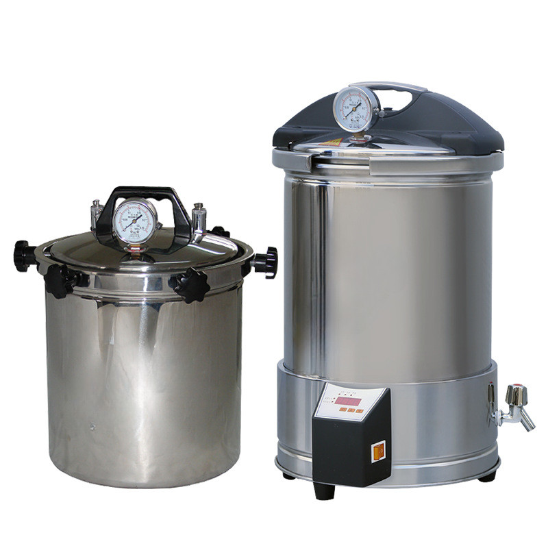 Portable Autoclave Sterilizer Digital Display Automatic Control Sterilizer Anti-Dry Burning Function