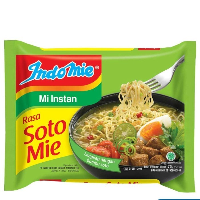 

indomie soto 60 gram kuah