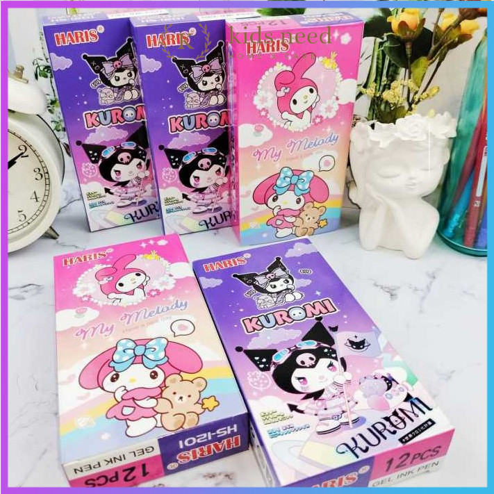 

Pulpen (12Pcs) Mammiri1124 Pulpen Fancy Karakter Lucu / Pen Gel Motif Karakter Cewe Cowo / Ipen Youmei Apel Keren