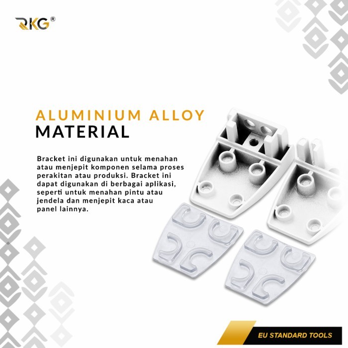 ID RKG PENYEKAT MEJA PENJEPIT KACA PARTISI KLEM BRACKET