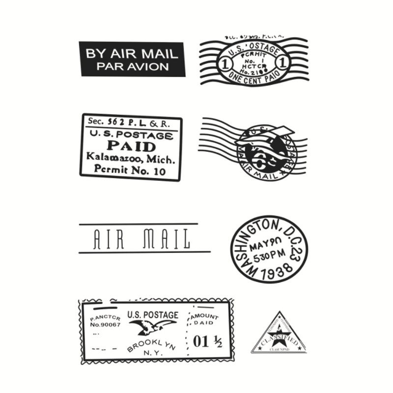

Postmark Decoration Transparent Silicone Stamp DIY Scrapbooking Rubber Coloring Embossed Diary Decor Template Reusable 11*16cm