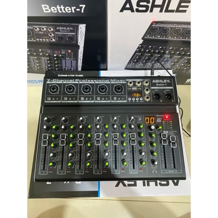 Mikser ASHLEY BETTER 7 USB MP3 BLUETOOTH RECORDING / Mikser Better-7 Original