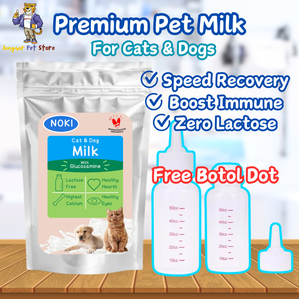 [FREE BOTOL DOT] 100GR DOT KUCING + SUSU KUCING BARU LAHIR PAKET HEMAT SUSU DAN DOT KUCING KITTEN NE