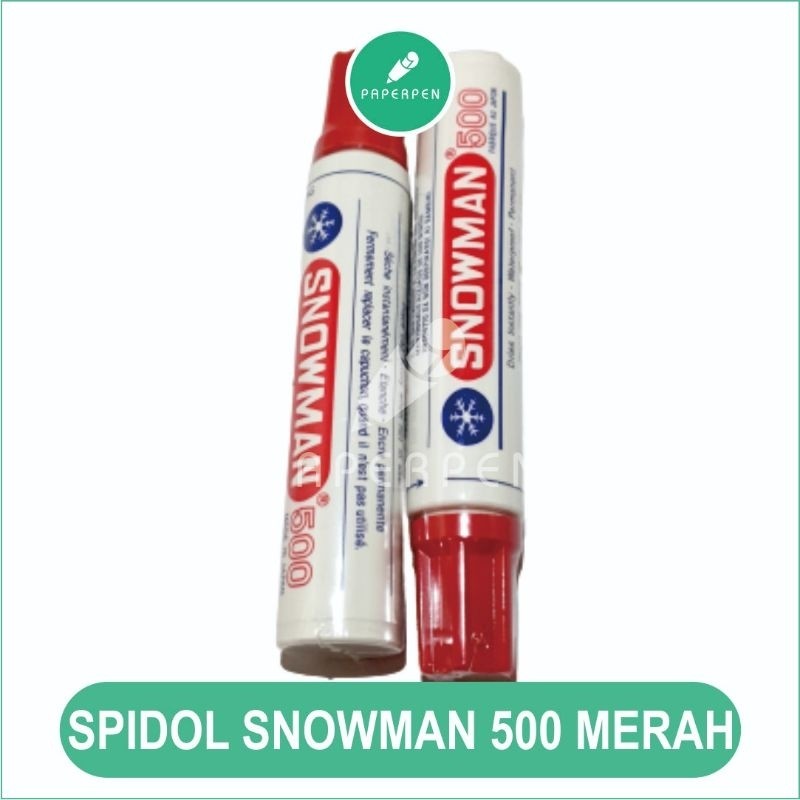 

(PST.ATK) SPIDOL SNOWMAN JUMBO 500 MERAH
