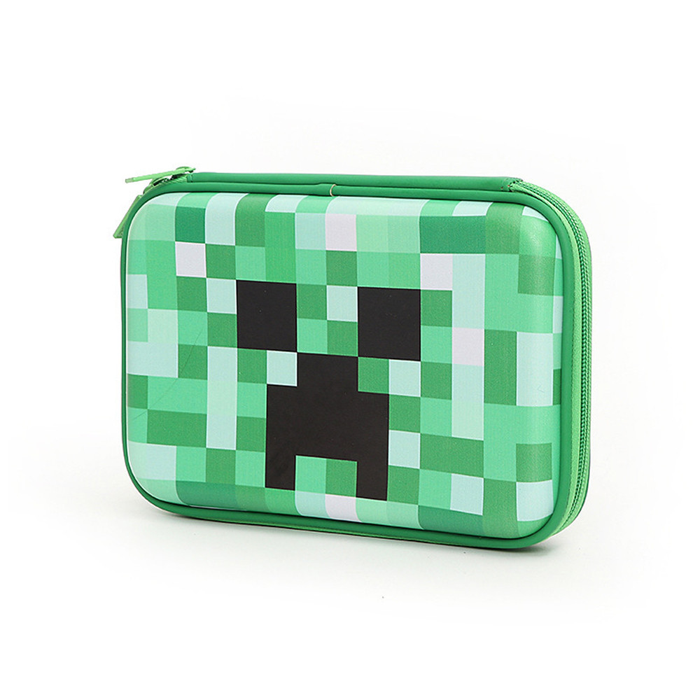 

Mosaic PU Pencil Case EVA Stationery Storage Bag with Compartment Stationery Box Boys girls Cartoon Pencil Bags Large Capacity