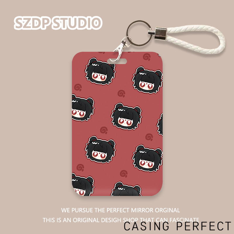 

ID CARD HOLDER,Nezha Dengan Kepala Besar Yang Imut/sekolah, Tempat Kartu Pelajar/tempat Kartu Transportasi, Tempat