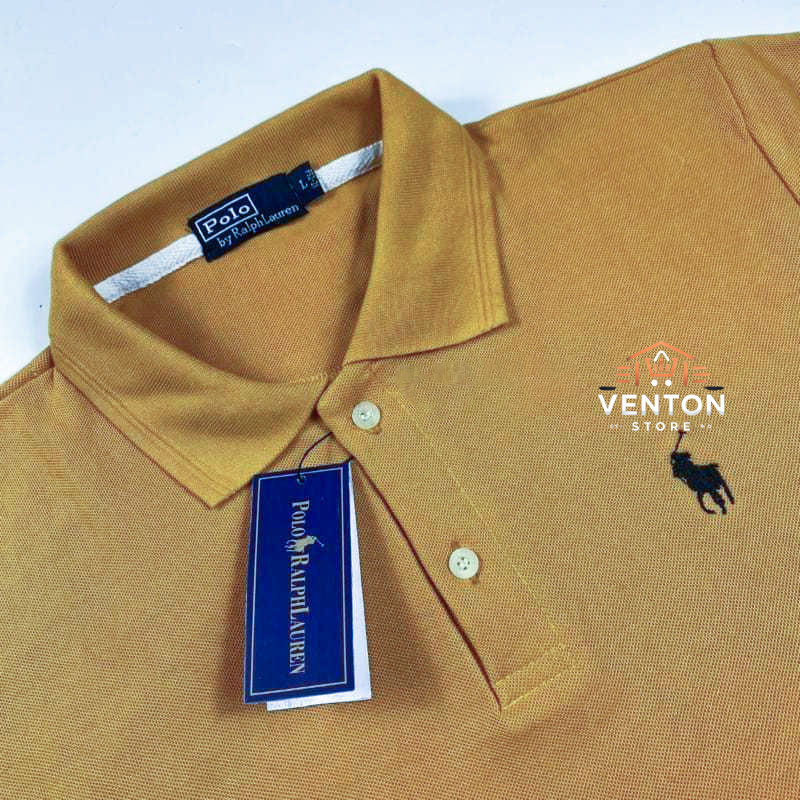 Kaos Kerah Polo Shirt Pria N07 Lengan Pendek Premium Big Size S-4XL / tersedia Varian Warna Mustard