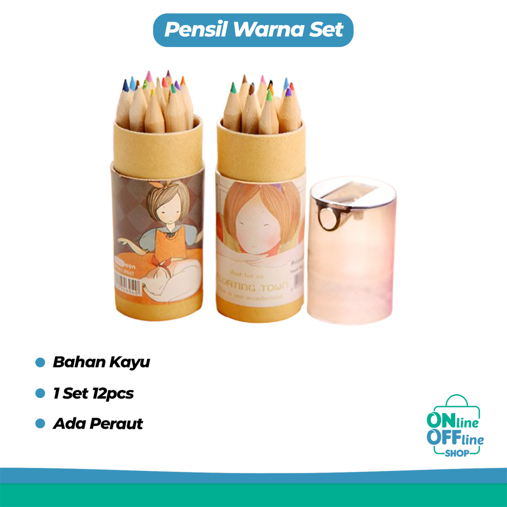 

Pensil Warna Dan Peraut Pensil Warna Set 12 Warna 223