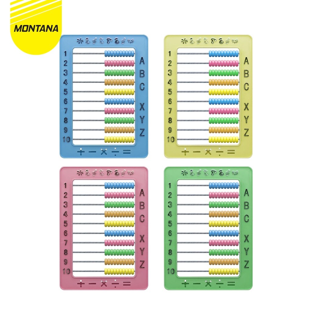 

MONTANA Abacus Sempoa Alat Belajar Hitung 10 Baris Learning Tools for Counting TSP-03