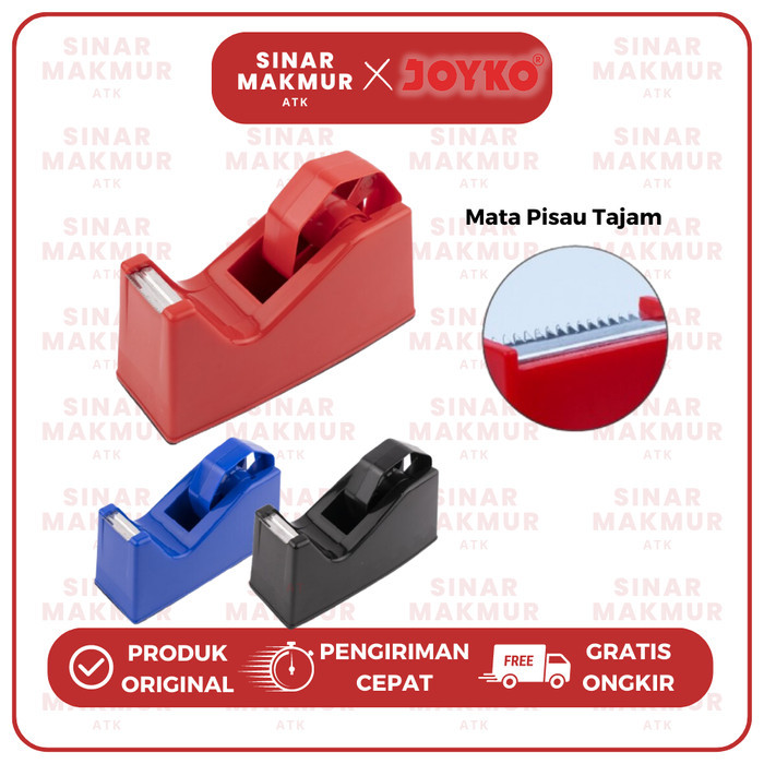 

Tape Cutter/Dispenser/Tempat Solatip TD-103 Joyko (PCS)