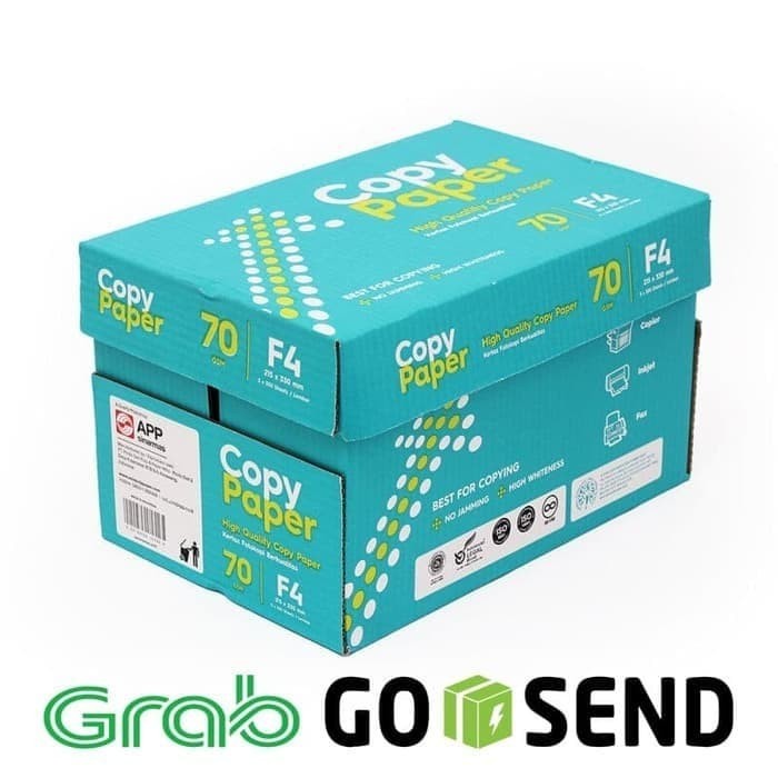 

best -Kertas HVS F4 COPY PAPER 70 GRAM (KHUSUS GO-SEND)