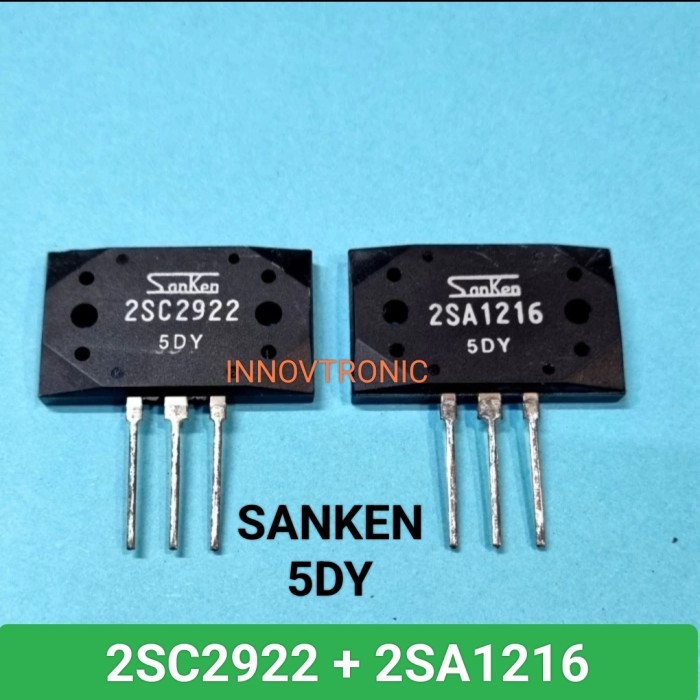 1Set Sanken 2SC2922 2SA1216 5DY C2922 A1216 200Watt 180V