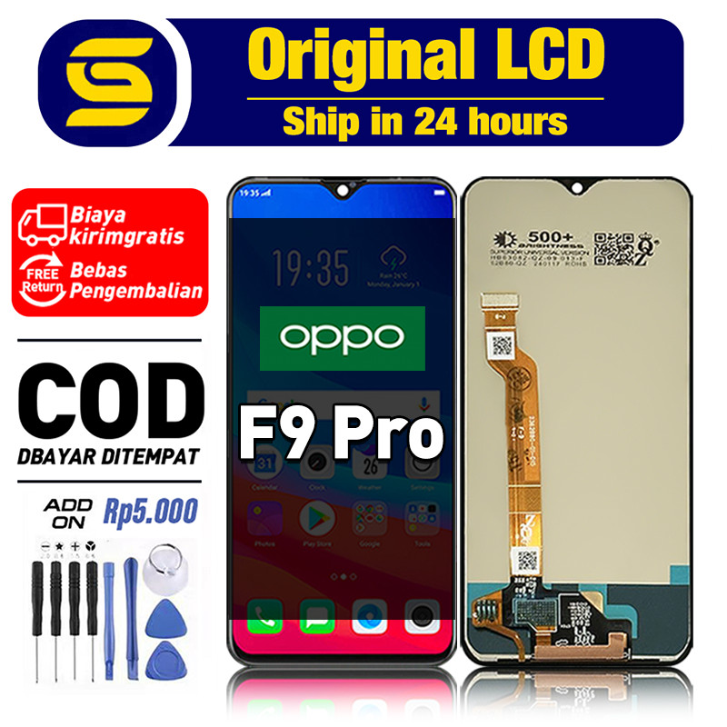 ORI LCD OPPO F9 PRO Original Fullset hp Touchscreen asli New Free shipping COD