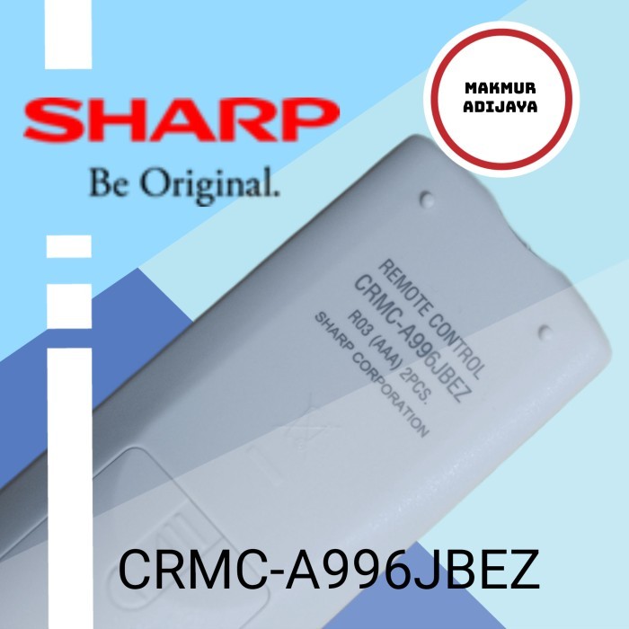 remote ac sharp plasmacluster J-TECH Inverter  CRMC-A996JBEZ
