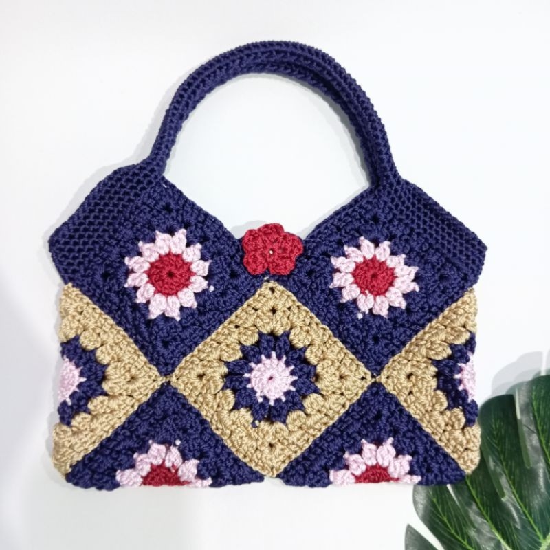 TAS RAJUT | TAS RAJUT TENTENG NON FURING