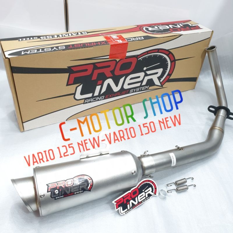 Knalpot Proliner Pro Liner TR-1R Vario 125 New Vario 150 New 2018. 2019. 2020 Vario 150 Old