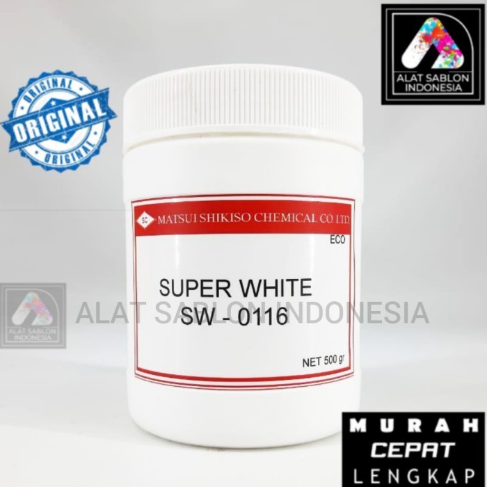 

Terjangkau PROMO TINTA SABLON MATSUI SUPER WHITE 500GR