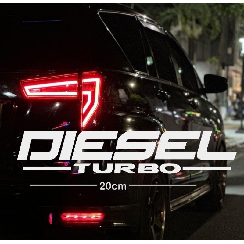 STIKER MOBIL STIKER DIESEL TURBO