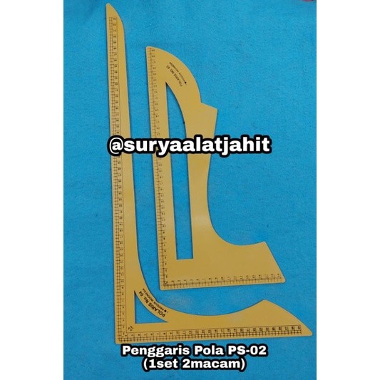 

ARDHIANTOSHOP Penggaris Jumbo PS-02 (1set@2macam) =rp.12.000/1set
