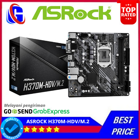 ASROCK H370M-HDV/M.2 (Intel LGA 1151, Gen8, Gen9, H370)