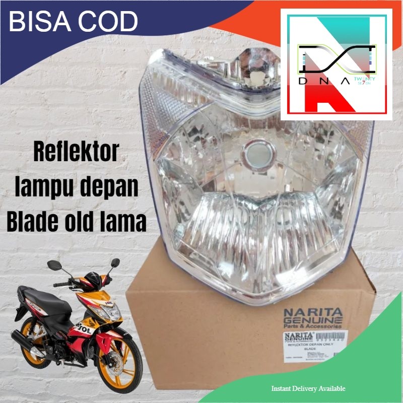 kaca mika lampu depan reflektor honda blade old lama Kwb