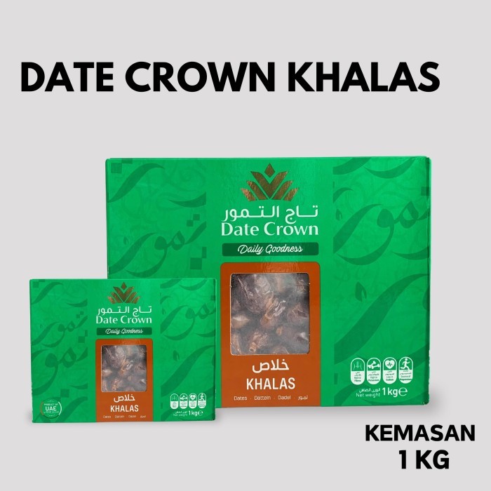 

Kurma Date crown khalas 1kg