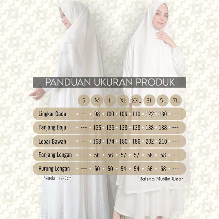 Gamis Putih Katun Jepang Motif Kotak / Baju Gamis Putih / Gamis Putih - M