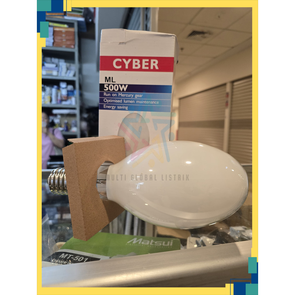 LAMPU MERCURY ML 160 250 500 WATT E40 LAMPU JALAN MERCURY - 500 watt