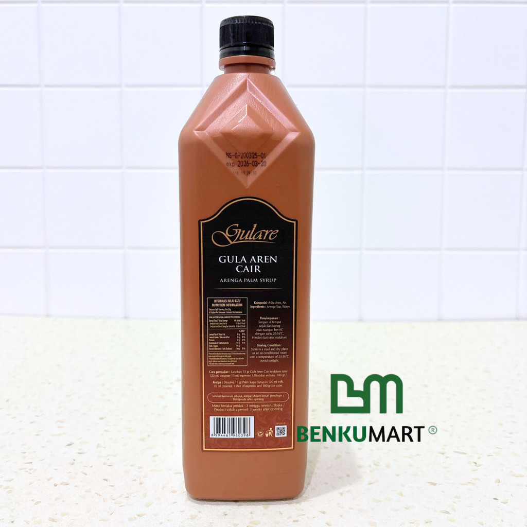 

RB Gula Aren Cair PREMIUM Gulare 1,3 Kg Palm Sugar Syrup Sirup 1.3 HALAL