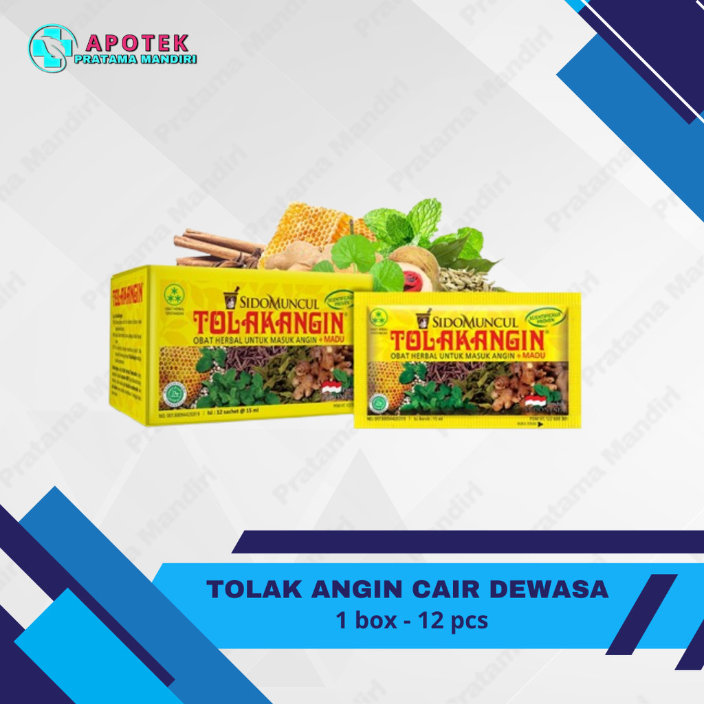 

JAMU TOLAK ANGIN + HONEY 15 ML 1 BOX 12 SHACET
