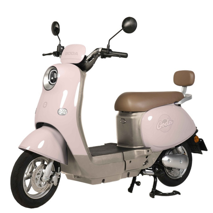 DISKON GODA 166 MANGO Sepeda Listrik 48V 12Ah Garansi Resmi - Pink, Reguler