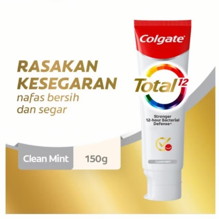 Colgate Total 12 Toothpaste 150 gr Odol Pasta Gigi 150g - Clean Mint