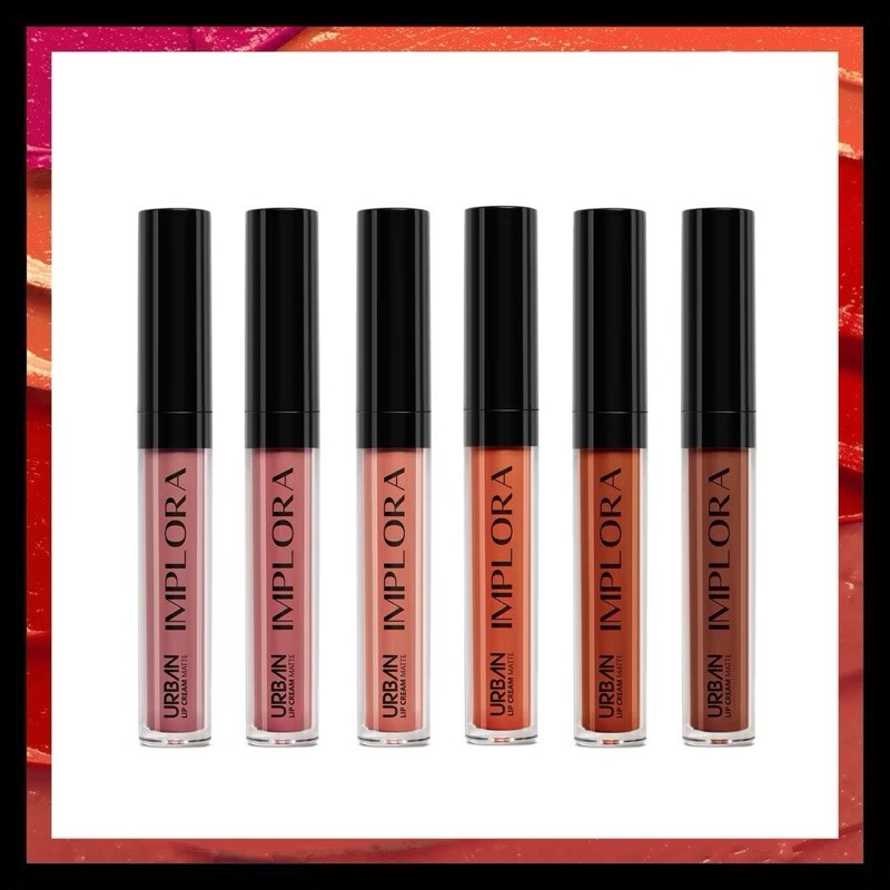 ORIGINAL ZENCOLOR Urban Lip Cream Matte Moisturizer Liquid Lipstik implora urban lip cream matte dus