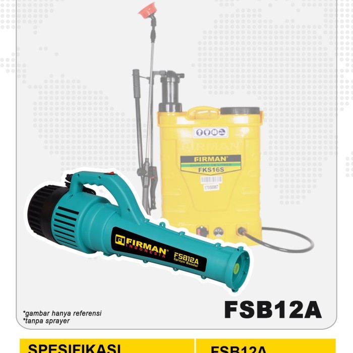 Boster Sprayer Knapsack Elektrik FIRMAN FSB12A