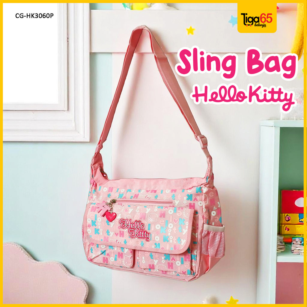 Tas Selempang Women Sling Bag Karakter Hello Kitty CG-HK3060