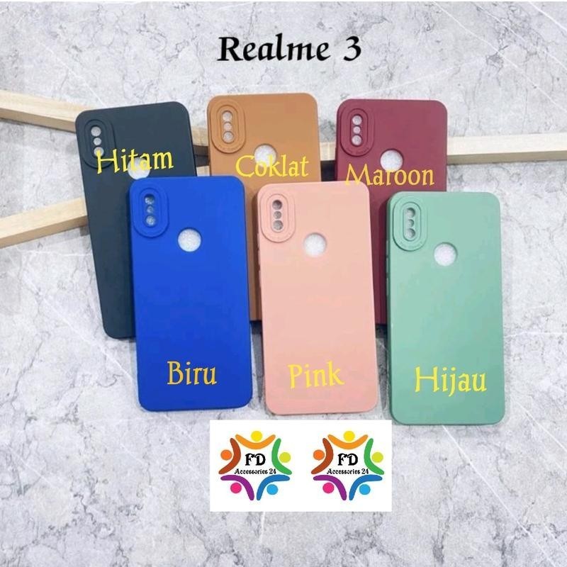 SoftCase Macaron Untuk Hp Realme 3 RMX1825 RMX1821 1821 Tpu Procamera