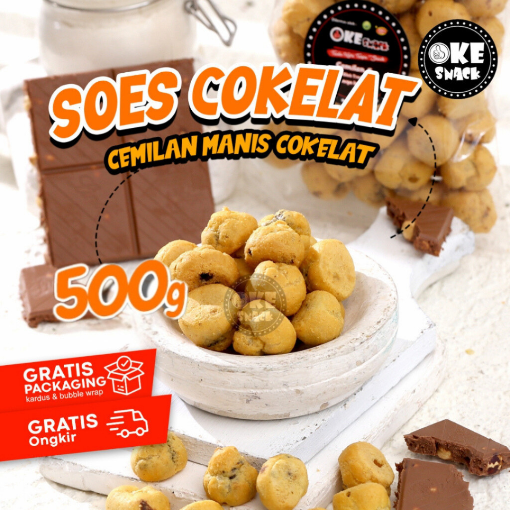 

Kue Soes Coklat Lumer 500g