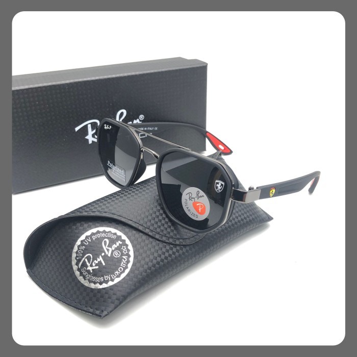 "HST.H" - TERBARU new kacamata hitam sangglass RAYBAN006 Ferrari 3675 / kacamata hitam polarized /  