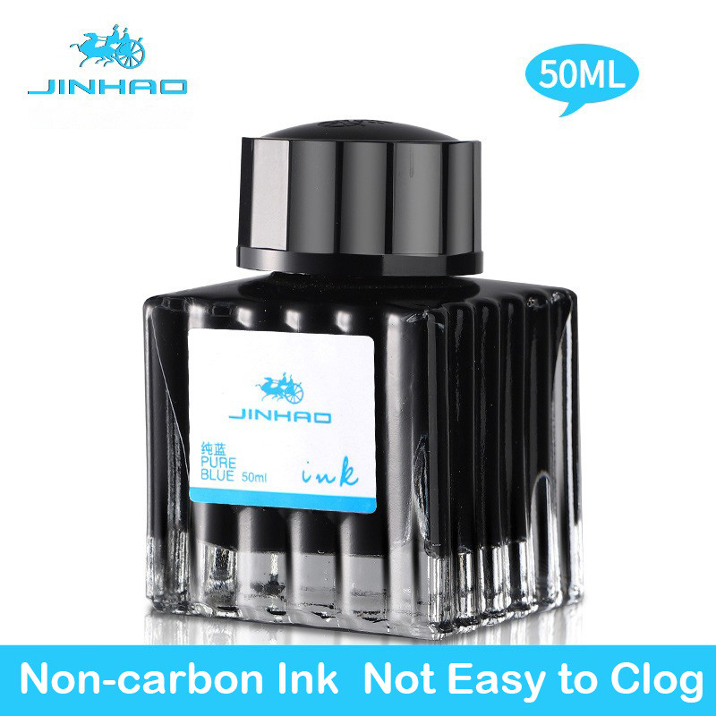

JINHAO 30/50ml Non-carbon Fountain Pen Ink Cartridge Refill Glass Bottled Pen Ink Fountain Pen Stationery Office School Supplies