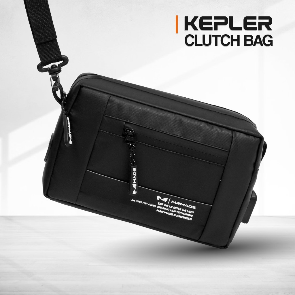 Tas Selempang Pria KEPLER Clutch Bag - Sling Bag Waterproof