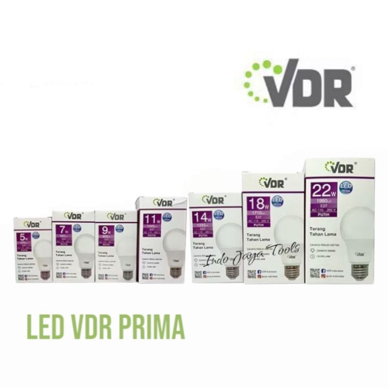 Lampu Led VDR Prima 5w/7w/9w/11w/14w/18w/22w Lampu Led Berkualitas
