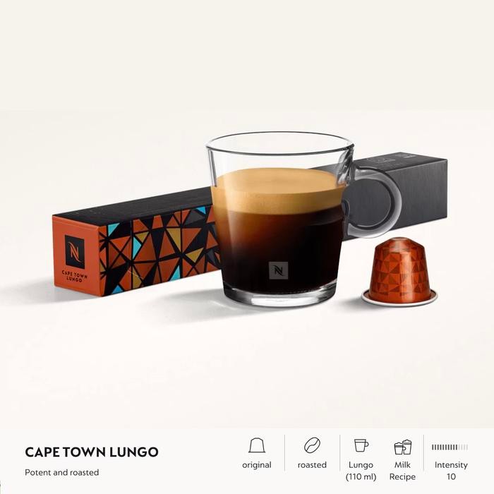 

Nespresso Cape Town Envivo Lungo Coffee Capsules / Kapsul Kopi