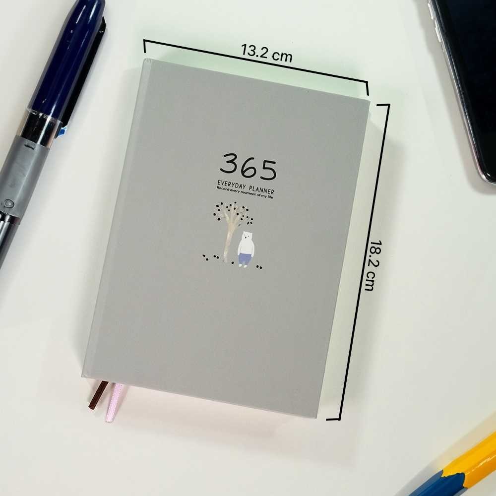 

AZKASTR DingDongTu Buku Diary 365 Hari Daily Journal Hard Cover 128 Lembar - DDT-4083